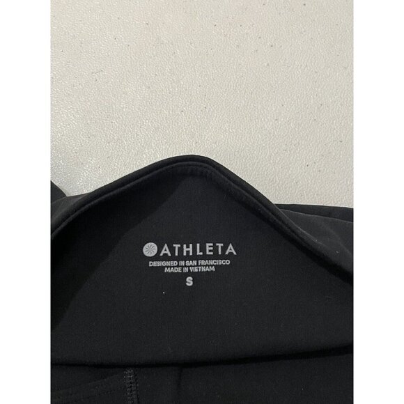 Athleta Perfect Yoga Black Leggings Size Small Ankle Length - Picture 7 of 11